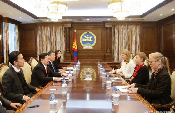 УИХ-ын дарга Г.Занданшатар Монгол Улсад шинээр томилогдсон Элчин сайд нарыг хүлээн авч уулзлаа