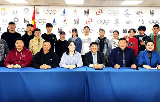 Хэнтий аймгийн тамирчин хүүхдүүд МҮОХ-д зочлов