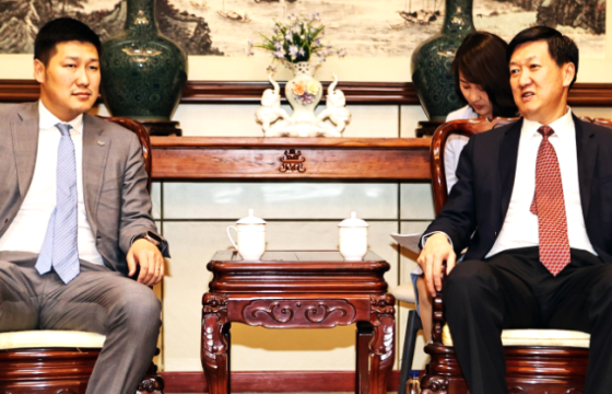 Б.Баттүшиг Хятадын спортын сайд Гао Жидантай уулзалт хийлээ