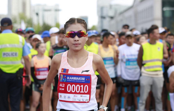 “Улаанбаатар марафон” гүйлтийн зургаан удаагийн аварга Б.Мөнхзаяа
