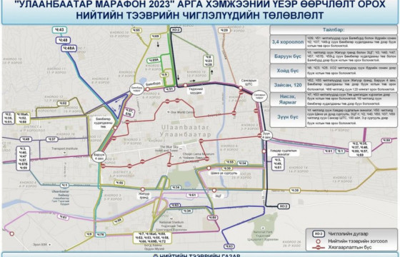 “Улаанбаатар марафон-2023” олон улсын гүйлтийн тэмцээн болно