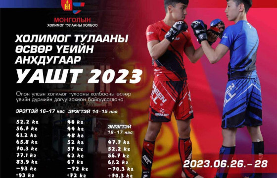 Холимог тулааны өсвөр үеийн улсын аварга болно