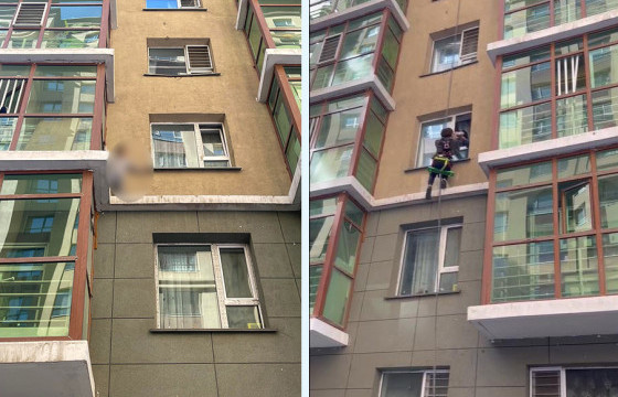 35 настай эмэгтэй дөрвөн давхрын цонхоор давуунаас зүүгдэн буух гэж байсныг аюулгүй болгожээ