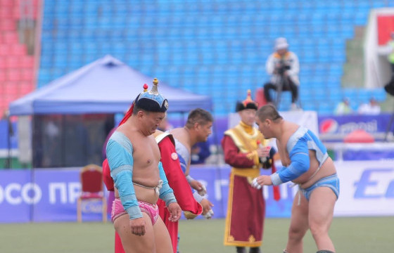 Аймгийн хурц арслан Ё.Эрдэнэжаргал харамсалтайгаар наадмаа өндөрлүүллээ