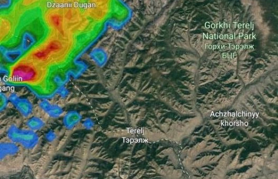 СЭРЭМЖЛҮҮЛЭГ: Горхи Тэрэлж орчмоор 10-20 минутын дараа хүчтэй аадар бороо орно