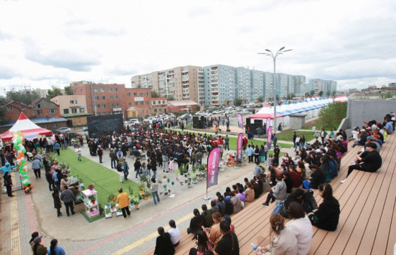 Гарааш байсан газарт тоглоомын талбай, ногоон байгууламж байгуулав