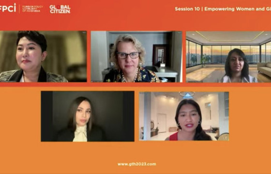 Сайд Б.Батцэцэг “Global Town Hall-2023” уулзалтын “Эмэгтэйчүүд, охидыг чадавхжуулах нь” сэдэвт хэлэлцүүлэгт үндсэн илтгэгчээр оролцов