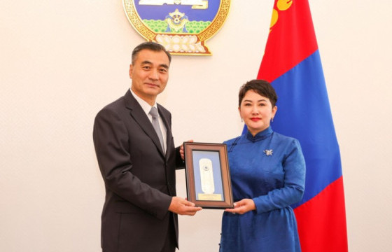 БНХАУ-аас Монгол Улсад суугаа Онц бөгөөд Бүрэн эрхт Элчин сайд Цай Вэньруйг хүлээн авч уулзав