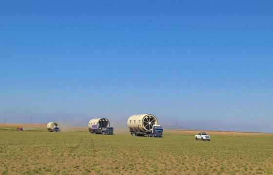 Тавантолгойн нүүрс ачих логистикийн төвийн зарим тоног төхөөрөмжийг төслийн талбайд авчирлаа