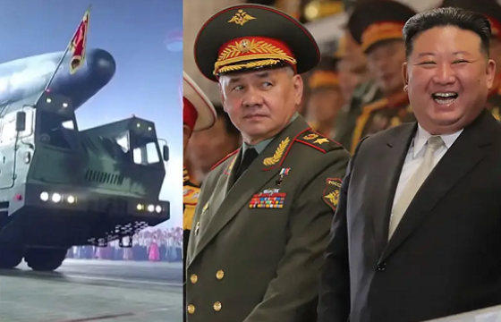 Ким Жон Ун ОХУ-д айлчлахтай зэрэгцэн Хойд Солонгос хоёр баллистик пуужин харважээ