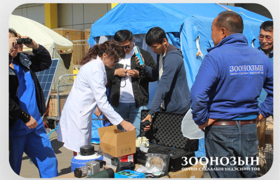 Хээрийн тандалт судалгааны багаж, тоног төхөөрөмжийн багц хүлээн авлаа