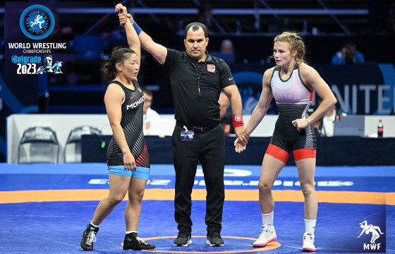 Ч.Отгонтуяа дагах барилдаанд цэвэр ялалт авлаа