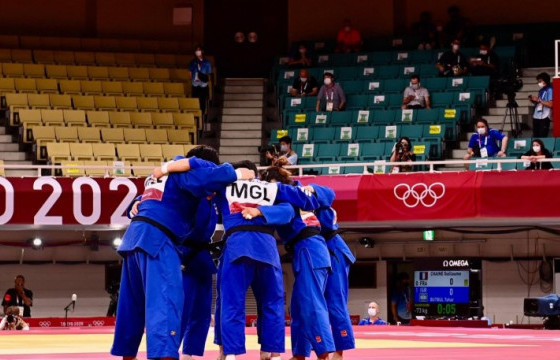 Жүдогийн холимог баг Өмнөд Солонгосын багтай барилдана