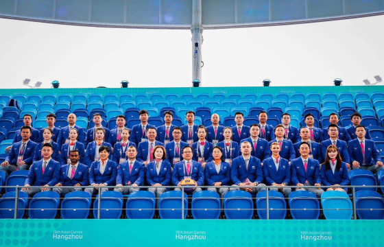 Б.Бурмаа Азийн наадамд шүүгчээр ажиллажээ