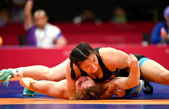 Э.Дэлгэрмаа Азийн наадмаас хүрэл медаль хүртлээ