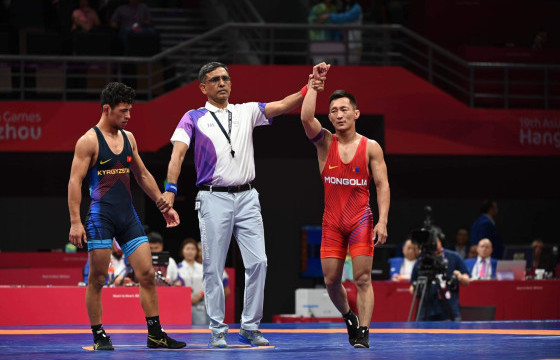 Н.Насанбуян Азийн наадмаас хүрэл медаль хүртлээ