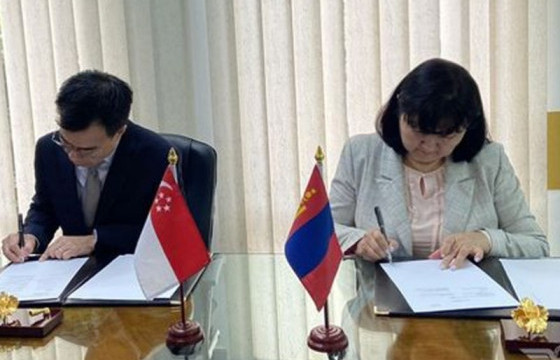 Сингапур улстай агаарын харилцааны тухай харилцан ойлголцлын санамж бичиг байгууллаа