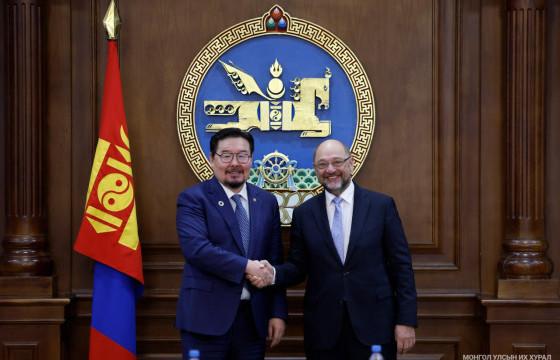 УИХ-ын дарга Г.Занданшатар Фридрих-Эбертийн сангийн Ерөнхийлөгч Мартин Шульц тэргүүтэй төлөөлөгчдийг хүлээн авч уулзлаа