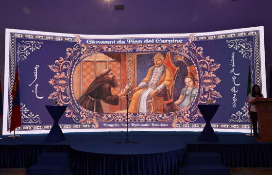 “Монгол-Итали” дурсгалын ялтсан зоос гаргалаа