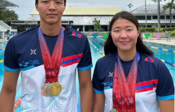 Б.Энэхүслэн, Б.Энхтамир нар Тайландын тэмцээнээс медаль хүртжээ