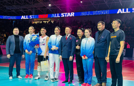 Волейболын дээд лигийн дөрвөн тамирчин ОУХМ цол хүртлээ