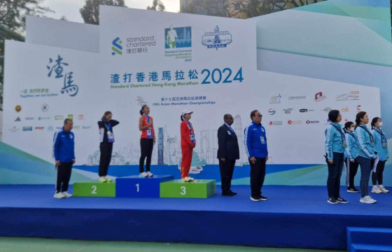 Г.Хишигсайхан марафон гүйлтийн Ази тивийн аварга боллоо