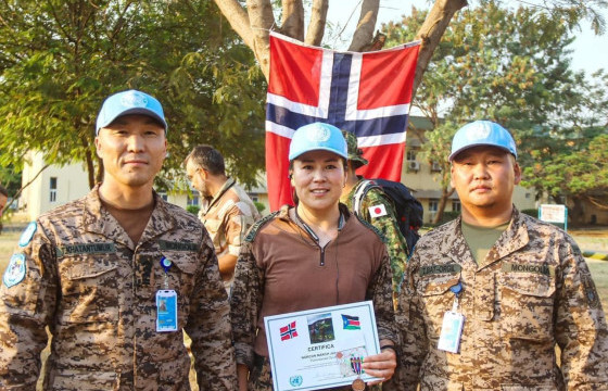 ЭНХИЙГ САХИУЛАГЧДЫН ДУНД ЗОХИОН БАЙГУУЛСАН МАРШИД МОНГОЛ ЦЭРГҮҮД ТЭРГҮҮЛЛЭЭ