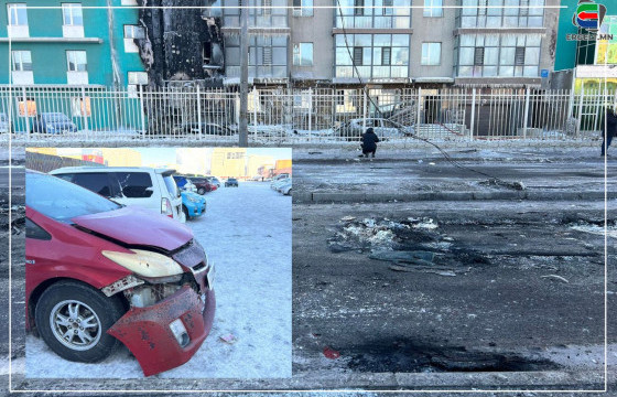 АВТОМАШИН НЬ ШАТСАН ИРГЭН: Шөнө дэлбэрэлт болсны дараа машины зогсоол галд өртсөнийг мэдсэн