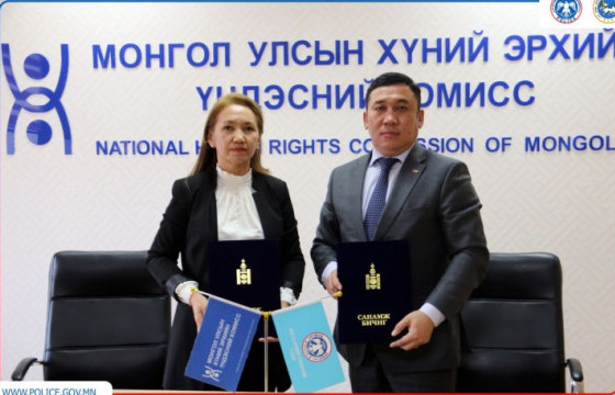 Цагдаагийн ерөнхий газрын удирдлагууд Хүний эрхийн үндэсний комисстой хамтран ажиллах чиглэлээр санал солилцлоо