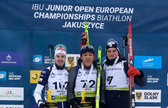 Монгол биатлонч хүү Европын залуучуудын аварга боллоо