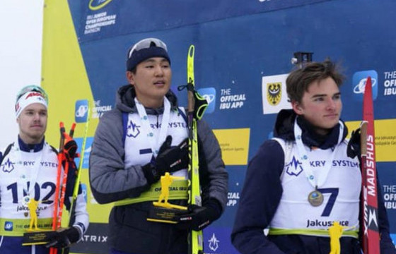 Монголын биатлонч Э.Энхсайхан Европын аварга боллоо