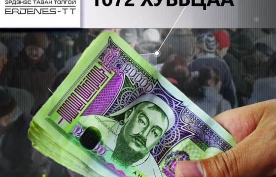 Д.АМАРБАЯСГАЛАН: 1072 ХУВЬЦААНЫ НОГДОЛ АШИГ 256 МЯНГАН ТӨГРӨГИЙГ ИРЭХ САРЫН 25-НААС АУДИТЫН ДҮГНЭЛТ ГАРСНЫ ДАРАА ОЛГОЖ ЭХЭЛНЭ