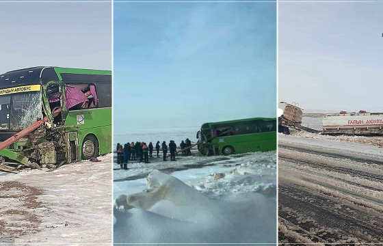 “Энержи ресурс” компанийн ажилтнуудыг тээвэрлэж явсан автобус “Петровис”-ийн шатахуун ачсан машинтай мөргөлдөж, зургаан уурхайчин хүнд гэмтсэн хэргийн мөрөөр...