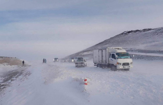 Төвийн аймгуудын хойд хэсгээр цас орж, цасан шуурга шуурна