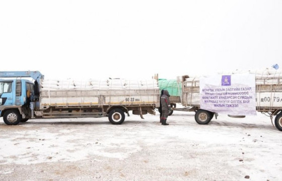Томилгоот бүлгүүд цасанд хаагдсан 54.743 км замыг гаргаж, 5794 тонн өвс, тэжээлийг хүргэлээ