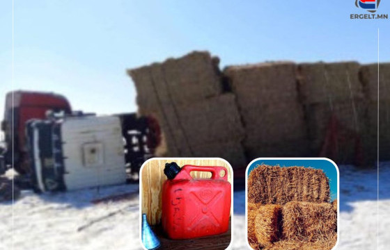 Ачааны машинаас өвс, шатахуун хулгайлсан иргэнийг шалгаж эхэлжээ 