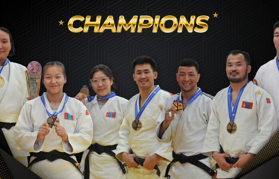 ЖҮДО БӨХИЙН УЛСЫН АВАРГЫН ХҮНД ЖИНГИЙН МЕДАЛЬТНУУД ТОДРОВ 