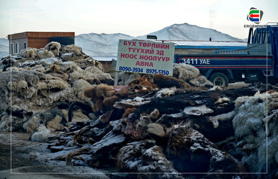 “Эмээлт”-ийн захад хог болж байгаа малын гэдэс, дотрыг хилээр гаргая