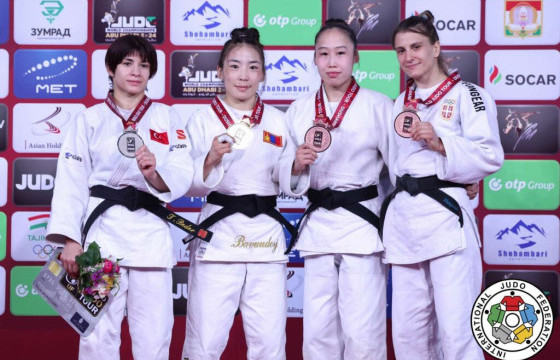  ЖҮДОЧИД ДУШАНБЕ 2024 “ГРАНД СЛАМ”-ЫГ АЛТ, ХҮРЭЛ МЕДАЛЬТАЙГААР ӨНДӨРЛӨВ