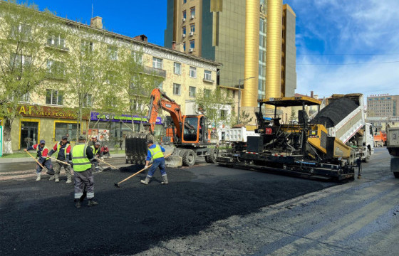 “Цэцэг төв”-ийн уулзвараас ЦУОШГ хүртэлх авто замыг энэ сарын 13-ныг хүртэл хааж, шинэчилнэ