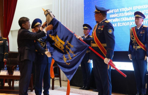 НОБГ-ыг “Цэргийн гавьяаны улаан тугийн одон”-оор шагналаа
