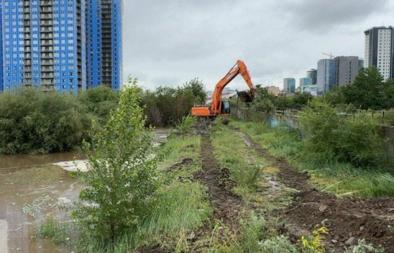 Сэлбэ, Дунд гол дагуу 1400 шоо метр лаг хагшаасыг цэвэрлэн гаргав