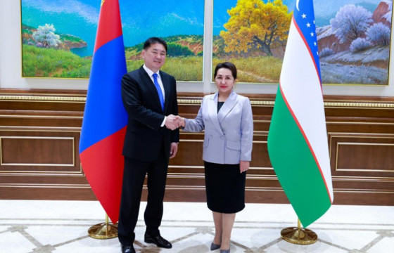 Ерөнхийлөгч У.Хүрэлсүх Бүгд Найрамдах Узбекистан Улсын Олий Мажлис-ийн Сенатын даргыг хүлээн авч уулзлаа