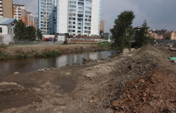 Сэлбэ, Дунд голын голдирлыг тэлж, түшиц хана хийх ажлын бэлтгэл 90 хувьтай үргэлжилж байна