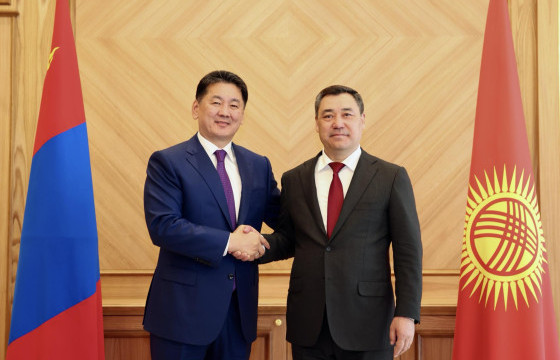 Ерөнхийлөгч У.Хүрэлсүх Бүгд Найрамдах Киргиз Улсын Ерөнхийлөгчтэй уулзав