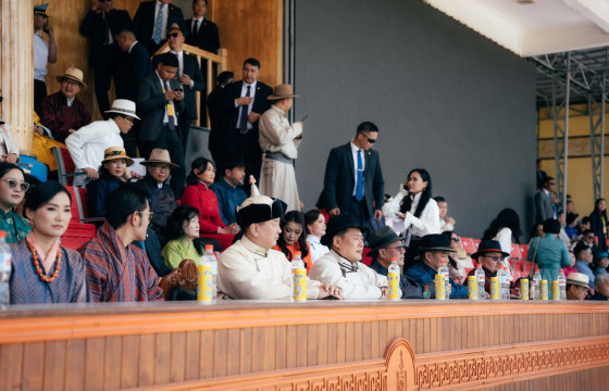  Монгол Улсын Ерөнхийлөгч, УИХ-ын дарга, Ерөнхий сайд нар Үндэсний их баяр наадмын нээлтэд оролцлоо