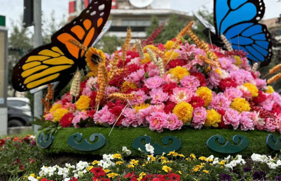 Нийслэлд 28 цэцэгт байгууламж барьж, 15 төрлийн 1.2 сая цэцэг тариалжээ