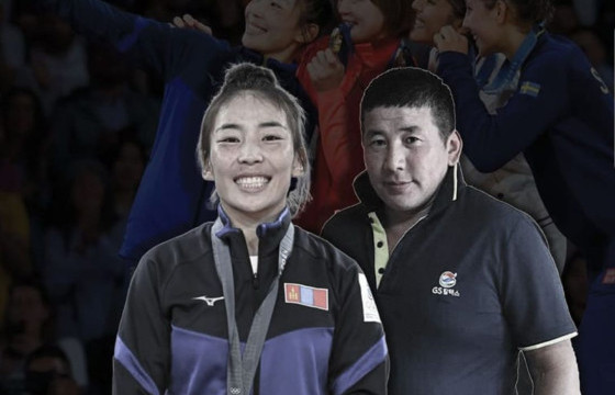  ОЛИМПЫН МӨНГӨН МЕДАЛЬТ Б.БААСАНХҮҮГИЙН ААВ А.БАВУУДОРЖ: ОХИНЫХОО БАРИЛДААНЫГ ТОГТОЖ СУУЖ ЧАДАХГҮЙ ДОГДОЛЖ, БАЯРЫН НУЛИМСТАЙ ҮЗЛЭЭ