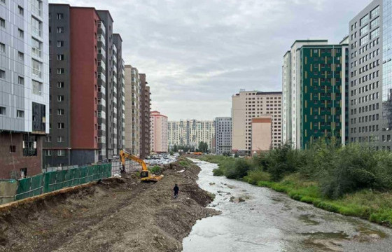 Сэлбэ голын үерийн хамгаалалтын далангийн ажил 50 хувьтай үргэлжилж байна