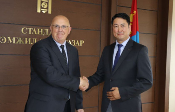 Олон Улсын стандартын байгууллага /ISO/ Ази, номхон далайн бүс хариуцсан захирал Стевен Лүисийг хүлээн авч, уулзлаа